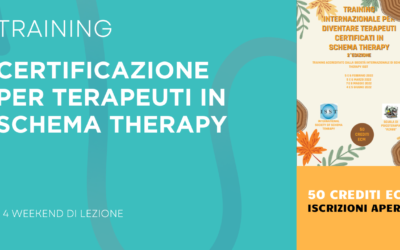 Training per diventare terapeuti certificati in Schema Therapy